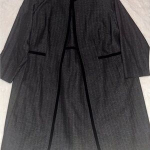 Danny & Nicole Black and Gray Textured Coat